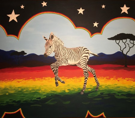 Joy of life, 2016 - 2019 Acryl auf Leinwand 70 x 60 cm